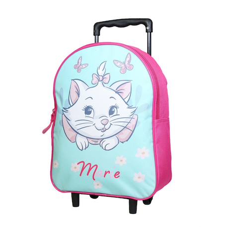 Sac à dos à roulettes maternelle disney marie les aristochats Vert 2 - vertbaudet enfant 