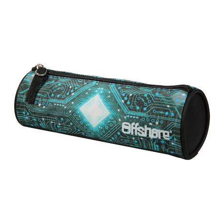 Trousse scolaire ronde offshore Vert 2 - vertbaudet enfant 