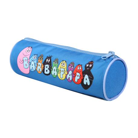 Trousse scolaire ronde barbapapa Bleu 2 - vertbaudet enfant 