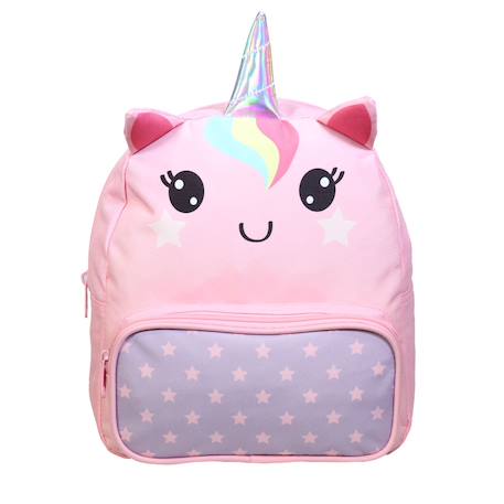 Sac à dos gouter maternelle 3d licorne kids Rose 1 - vertbaudet enfant 