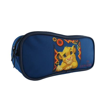 Trousse scolaire rectangulaire disney le roi lion simba Bleu 2 - vertbaudet enfant 