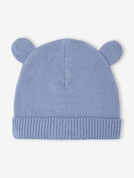 Ensemble naissance en tricot bleu glacier 7 - vertbaudet enfant 