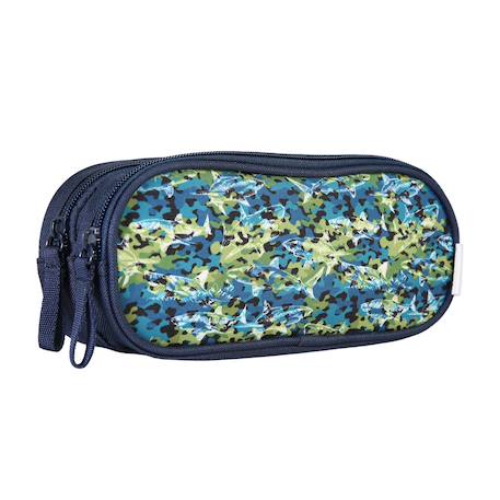 Trousse scolaire rectangulaire phileas requins Bleu 2 - vertbaudet enfant 