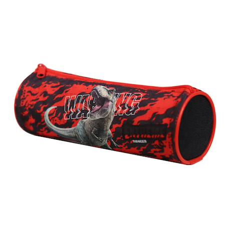 Trousse scolaire ronde jurassic world dinosaure Noir 2 - vertbaudet enfant 