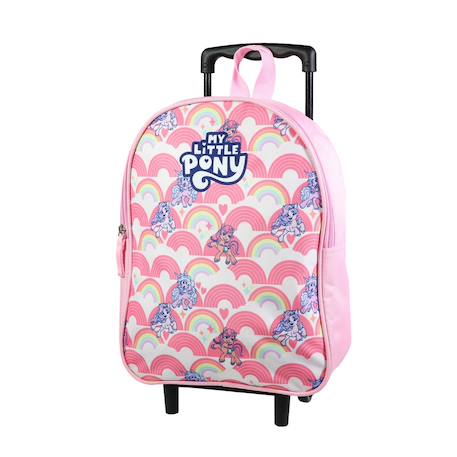 Sac à dos à roulettes  maternelle my little pony Rose 2 - vertbaudet enfant 