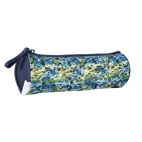 Trousse scolaire ronde phileas requins Bleu 2 - vertbaudet enfant 