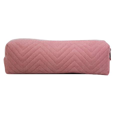 Trousse scolaire carrée no name Rose 1 - vertbaudet enfant 