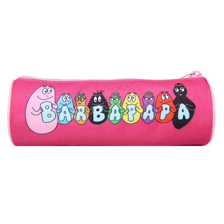 Trousse scolaire ronde barbapapa Rose 4 - vertbaudet enfant 