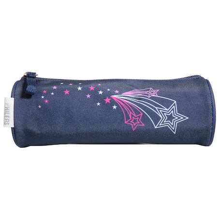 Trousse scolaire ronde phileas  etoiles Bleu 1 - vertbaudet enfant 