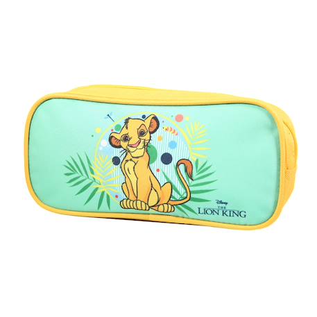 Trousse scolaire rectangulaire le roi lion Vert 2 - vertbaudet enfant 