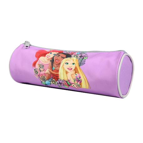Trousse scolaire ronde disney princesses Violet 2 - vertbaudet enfant 