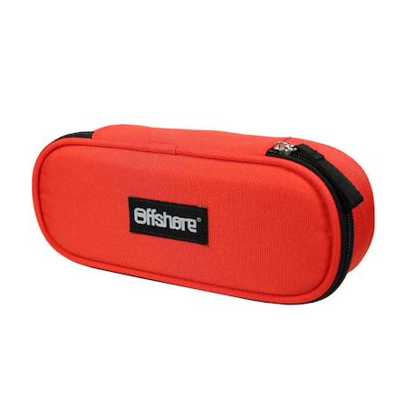 Trousse scolaire ovale plumier offshore Rouge 2 - vertbaudet enfant 