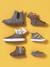 Boots enfant fille cuir détails festons lot beige+marine+marron+noir+taupe 6 - vertbaudet enfant 