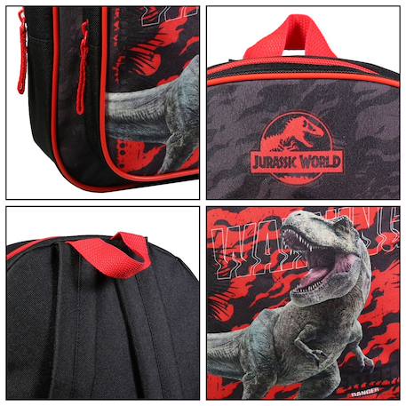 Sac à dos  avec poche maternelle jurassic world dinosaure Noir 6 - vertbaudet enfant 