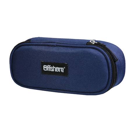 Trousse scolaire ovale plumier offshore Bleu 2 - vertbaudet enfant 