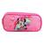 Trousse scolaire rectangulaire disney minnie  arc en ciel Rose 1 - vertbaudet enfant 