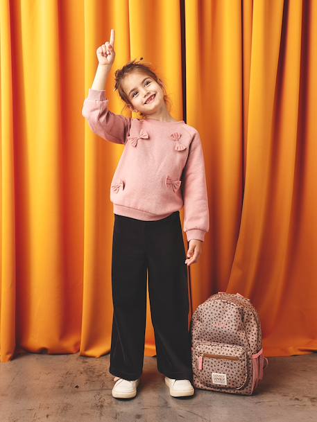 Sweat avec noeuds en relief fille blush 6 - vertbaudet enfant 