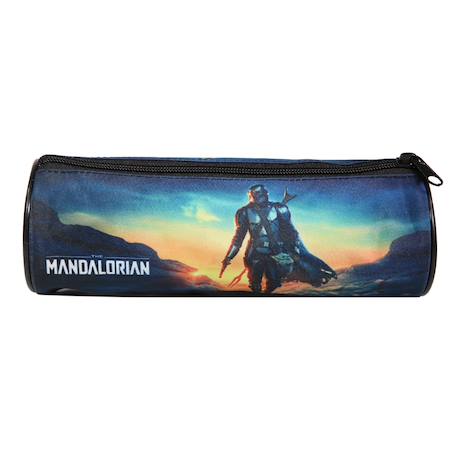 Trousse scolaire ronde star wars / the mandalorian Noir 4 - vertbaudet enfant 