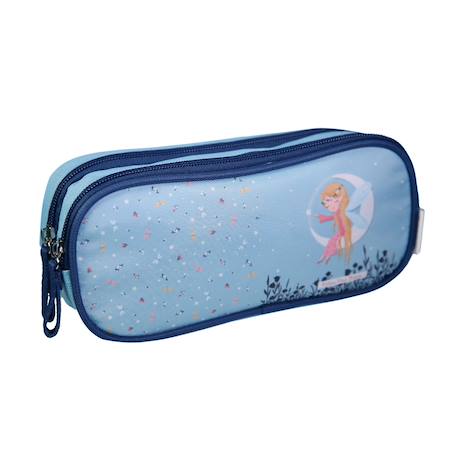 Trousse scolaire rectangulaire phileas lune Bleu 2 - vertbaudet enfant 