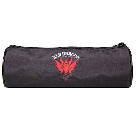 Trousse scolaire ronde donjons & dragons Noir 4 - vertbaudet enfant 