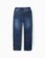 Jean jogger slim fit Bleu+Bleu foncé 6 - vertbaudet enfant 