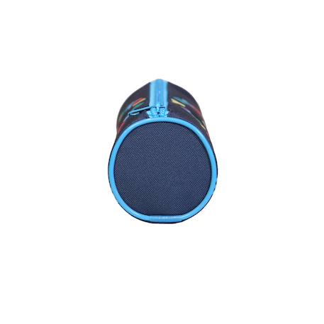 Trousse scolaire ronde mickey  rayures Bleu 3 - vertbaudet enfant 