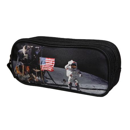 Trousse scolaire rectangulaire nasa astronaute Noir 1 - vertbaudet enfant 