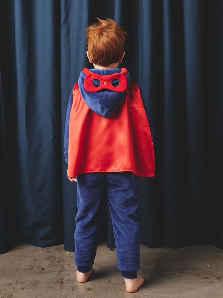 Surpyjama super héros : cape + masque détachable bleu roi 9 - vertbaudet enfant 