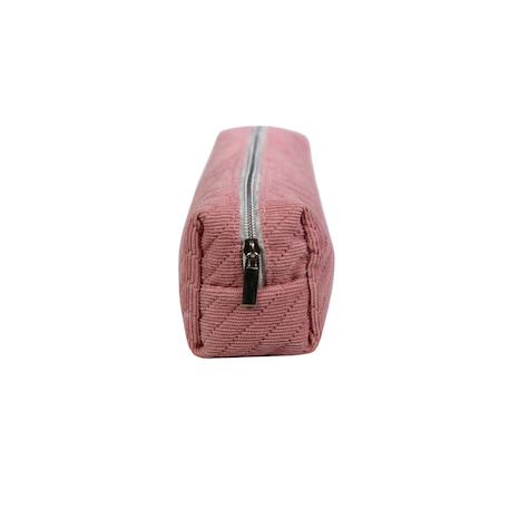 Trousse scolaire carrée no name Rose 3 - vertbaudet enfant 