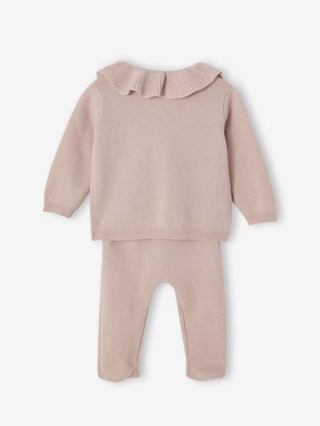 Ensemble naissance laine et cachemire personnalisable blush 7 - vertbaudet enfant 