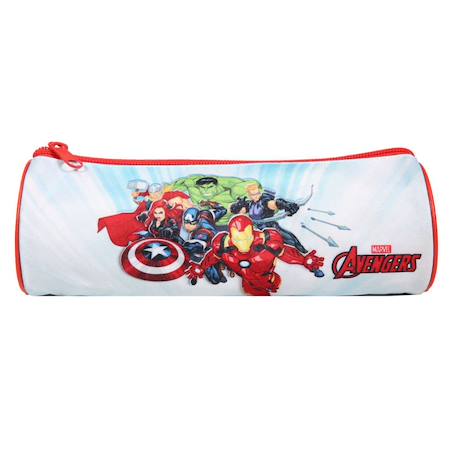 Trousse scolaire ronde marvel avengers Multicolore 1 - vertbaudet enfant 
