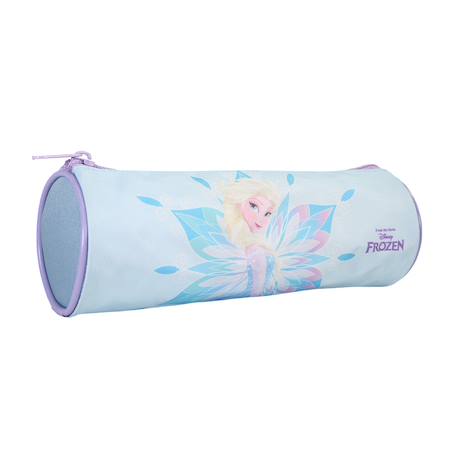 Trousse scolaire ronde la reine des neiges Violet 2 - vertbaudet enfant 