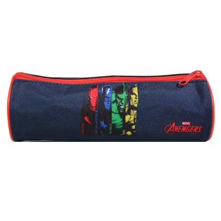 Trousse scolaire ronde avengers Bleu 4 - vertbaudet enfant 