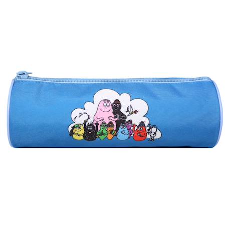 Trousse scolaire ronde barbapapa Bleu 1 - vertbaudet enfant 