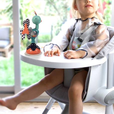 Jouet à ventouse pour bébé mignon paon Bleu 3 - vertbaudet enfant 