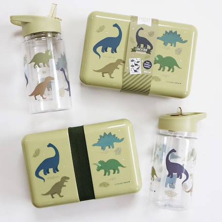 Gourde enfant ergonomique 450 ml Beige+Bleu+Gris+Jaune+Kaki+Noir+Rose+Vert de gris 3 - vertbaudet enfant 
