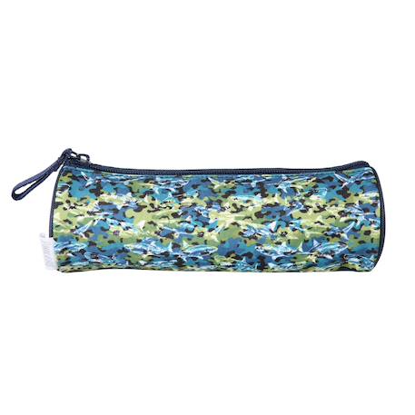 Trousse scolaire ronde phileas requins Bleu 1 - vertbaudet enfant 