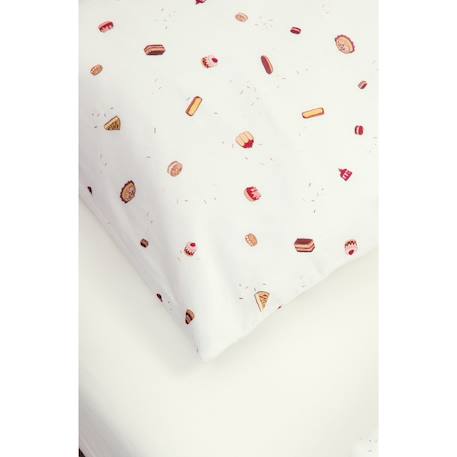 Taie d'oreiller coton bio gourmandises Gourmandises 2 - vertbaudet enfant 