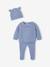 Ensemble naissance en tricot bleu glacier 11 - vertbaudet enfant 
