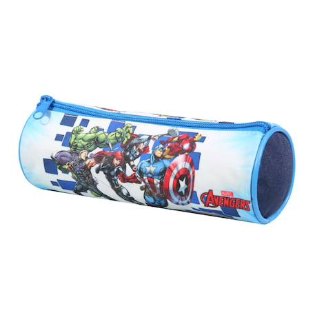 Trousse scolaire ronde marvel avengers Bleu 2 - vertbaudet enfant 
