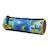 Trousse scolaire ronde phileas  dinosaure Bleu 2 - vertbaudet enfant 