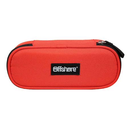 Trousse scolaire ovale plumier offshore Rouge 1 - vertbaudet enfant 