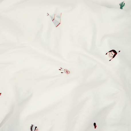 Housse de couette coton bio 1 personne petite plume Petite plume 6 - vertbaudet enfant 