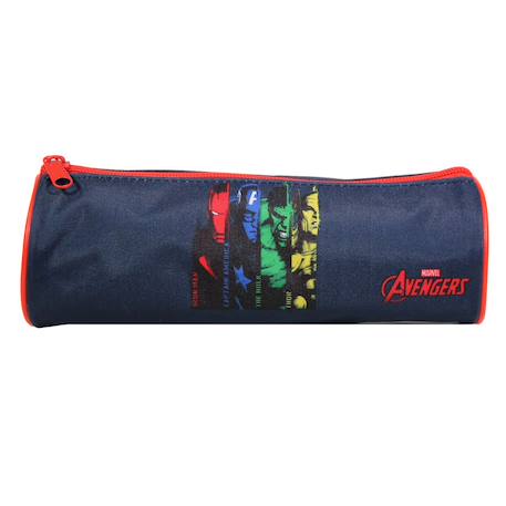 Trousse scolaire ronde avengers Bleu 1 - vertbaudet enfant 