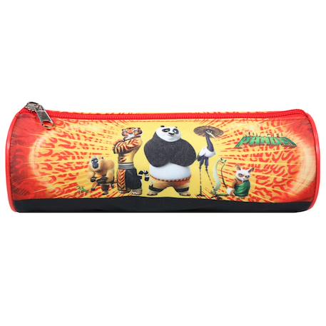 Trousse scolaire ronde kung fu panda Rouge 4 - vertbaudet enfant 