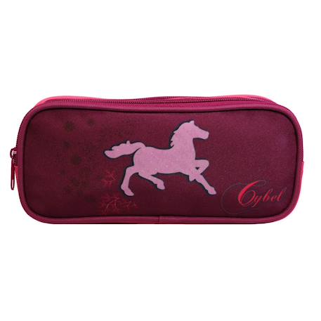Trousse scolaire rectangulaire cybel cheval licorne Violet 2 - vertbaudet enfant 