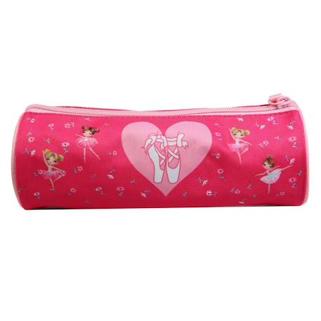 Trousse scolaire ronde phileas danseuses Rose 4 - vertbaudet enfant 