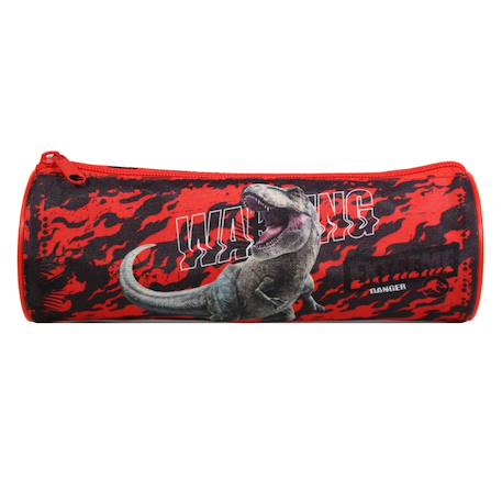 Trousse scolaire ronde jurassic world dinosaure Noir 1 - vertbaudet enfant 