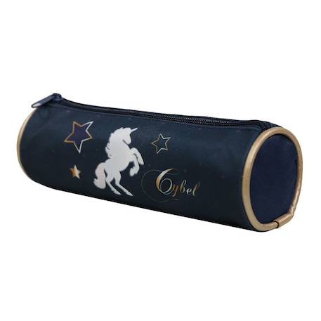 Trousse scolaire ronde cybel Bleu 2 - vertbaudet enfant 