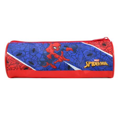 Trousse scolaire ronde spiderman Bleu 4 - vertbaudet enfant 